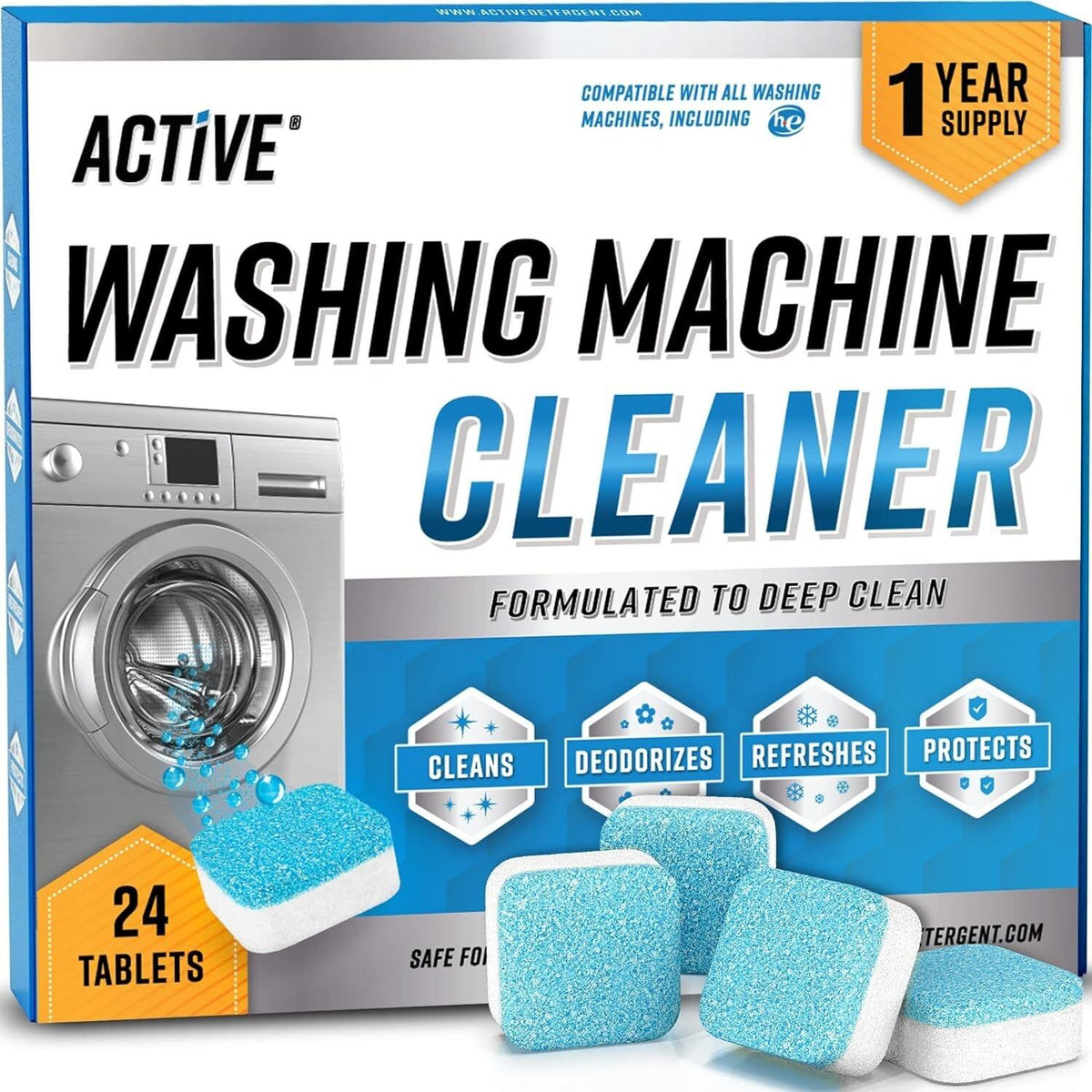 Washing Machine Cleaner Tablets – Deep Cleaning Formula