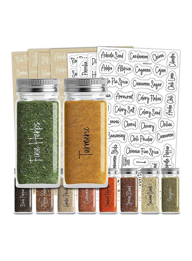 Waterproof Spice Jar Labels – Kitchen Organization Stickers