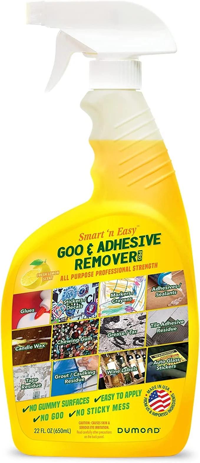 Goo & Sticker Remover Spray – Adhesive Residue Cleaner