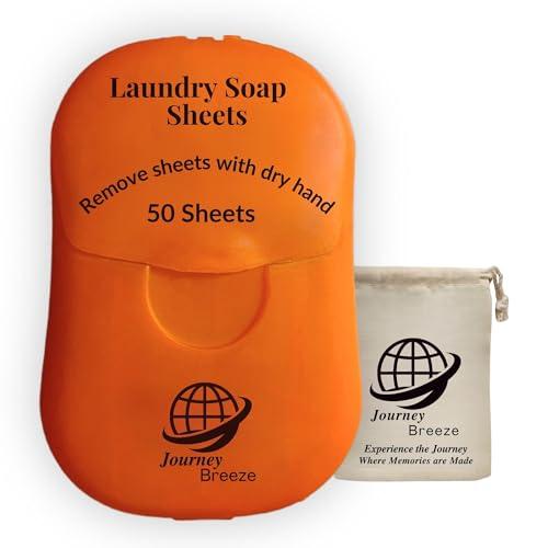 Travel Laundry Soap Sheets – Portable Dissolvable Detergent Sheets