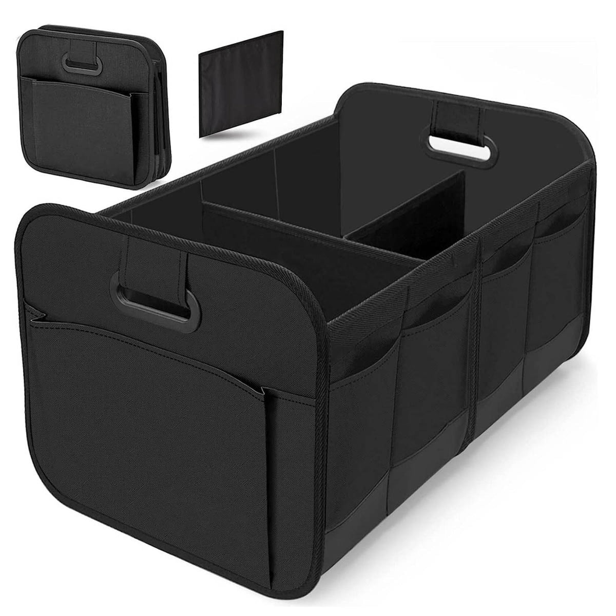 Foldable Car Trunk Organiser – Multi-Compartment Boot Storage