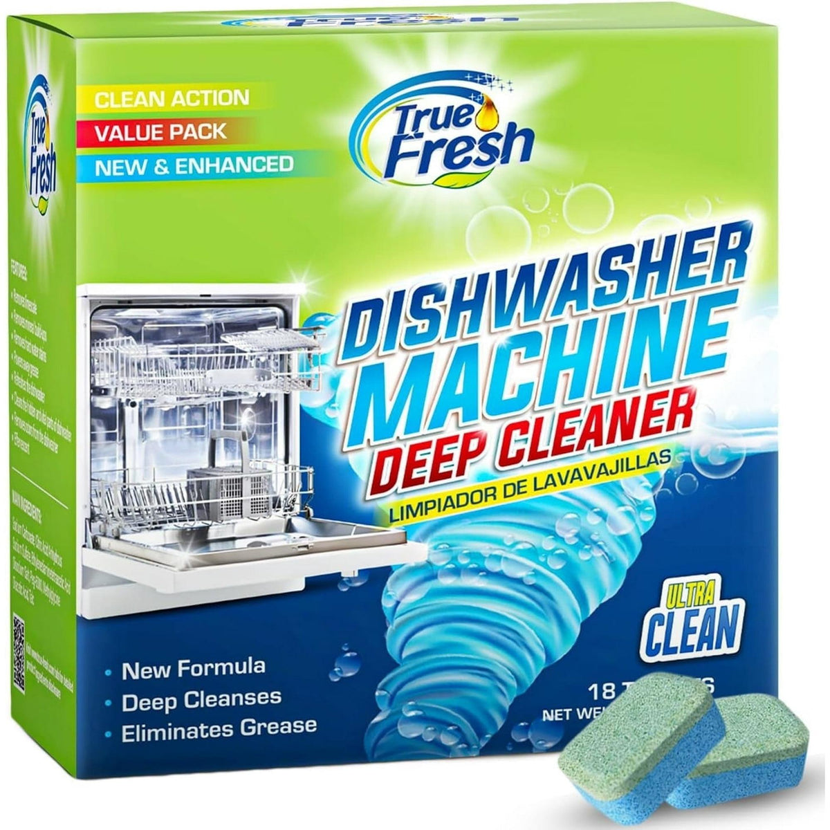 Dishwasher Cleaner Tablets – Grease & Limescale Remover