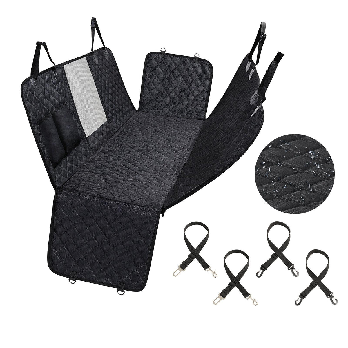 Dog Car Seat Cover – Waterproof Backseat Protector