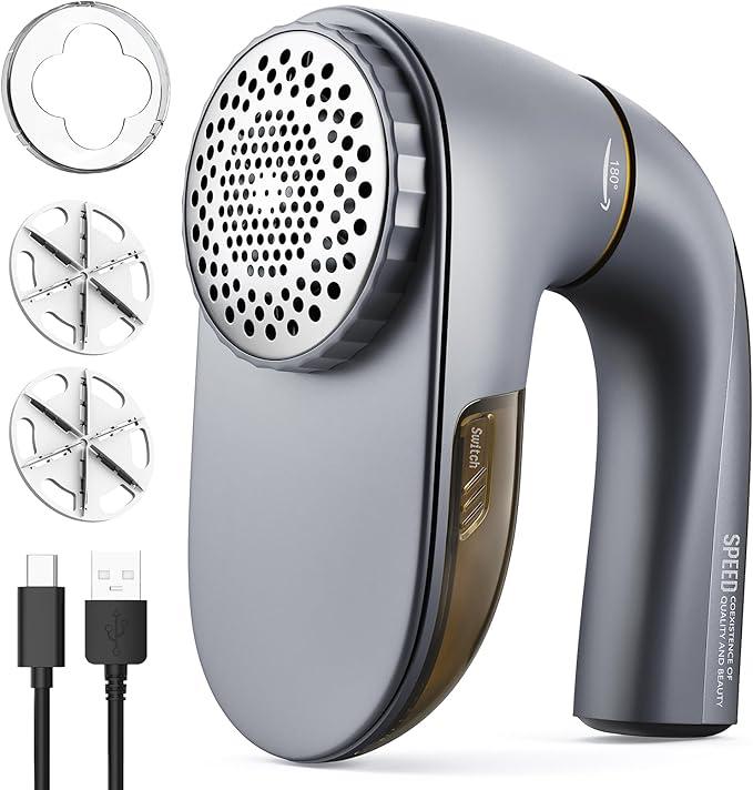 Rechargeable Fabric Shaver – Electric Lint & Fuzz Remover