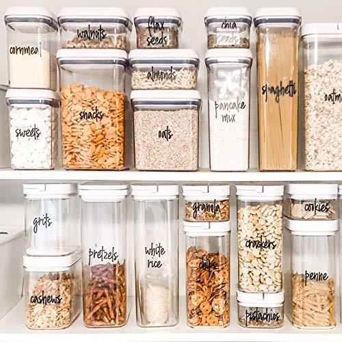 Pantry Storage Labels – Reusable Kitchen Container Labels