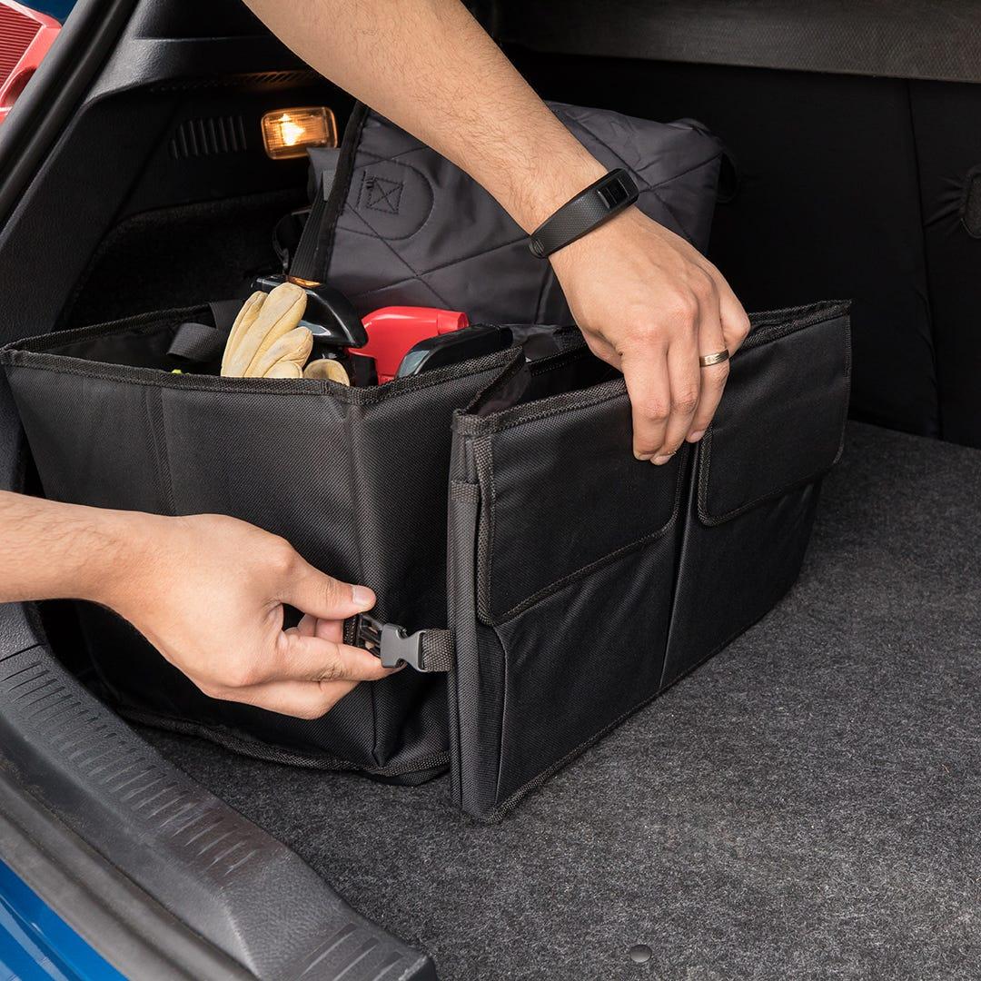 Foldable Car Trunk Organiser – Multi-Compartment Boot Storage