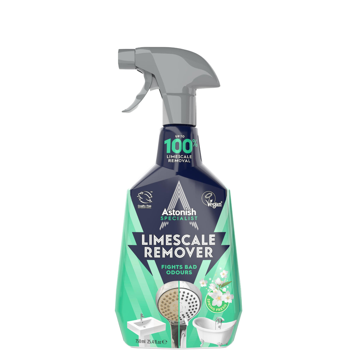 Limescale Remover Spray – Hard Water Stain Cleaner