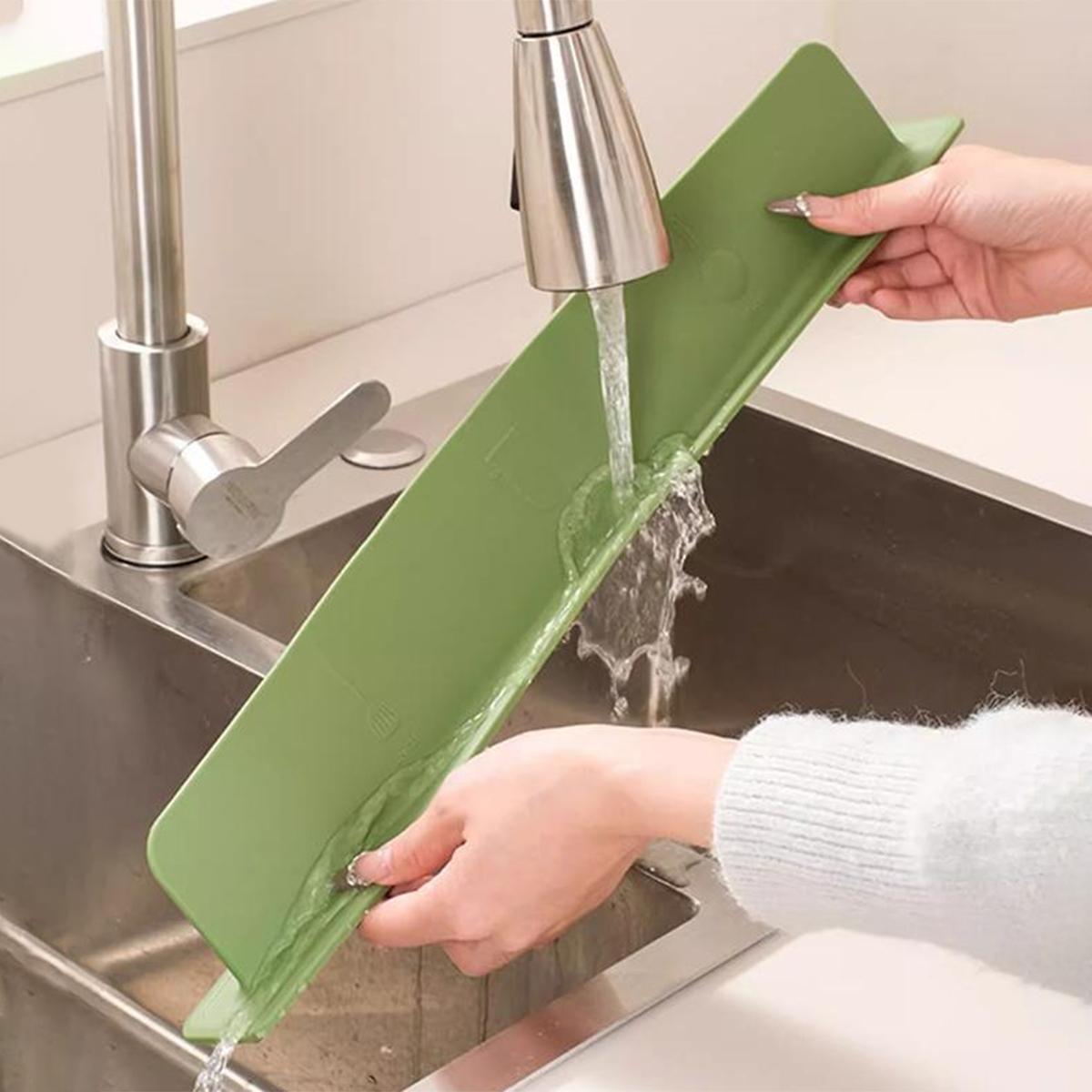 Silicone Sink Splash Guard – Waterproof Sink Protecto