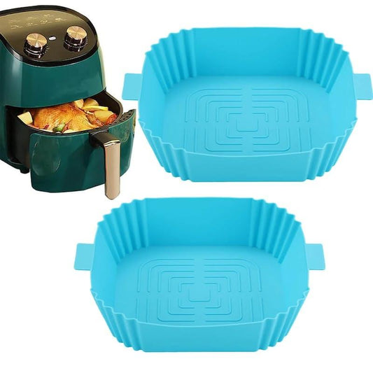 Silicone Air Fryer Liners – Non-Stick Reusable Baking Tray
