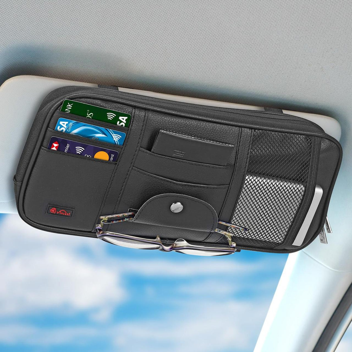 Car Visor Organiser – Compact Vehicle Storage Holder