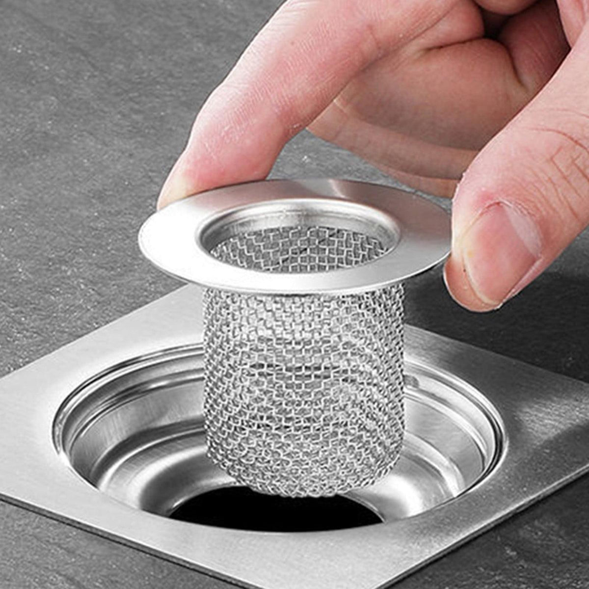 Sink Drain Hair Catcher – Silicone Drain Protector