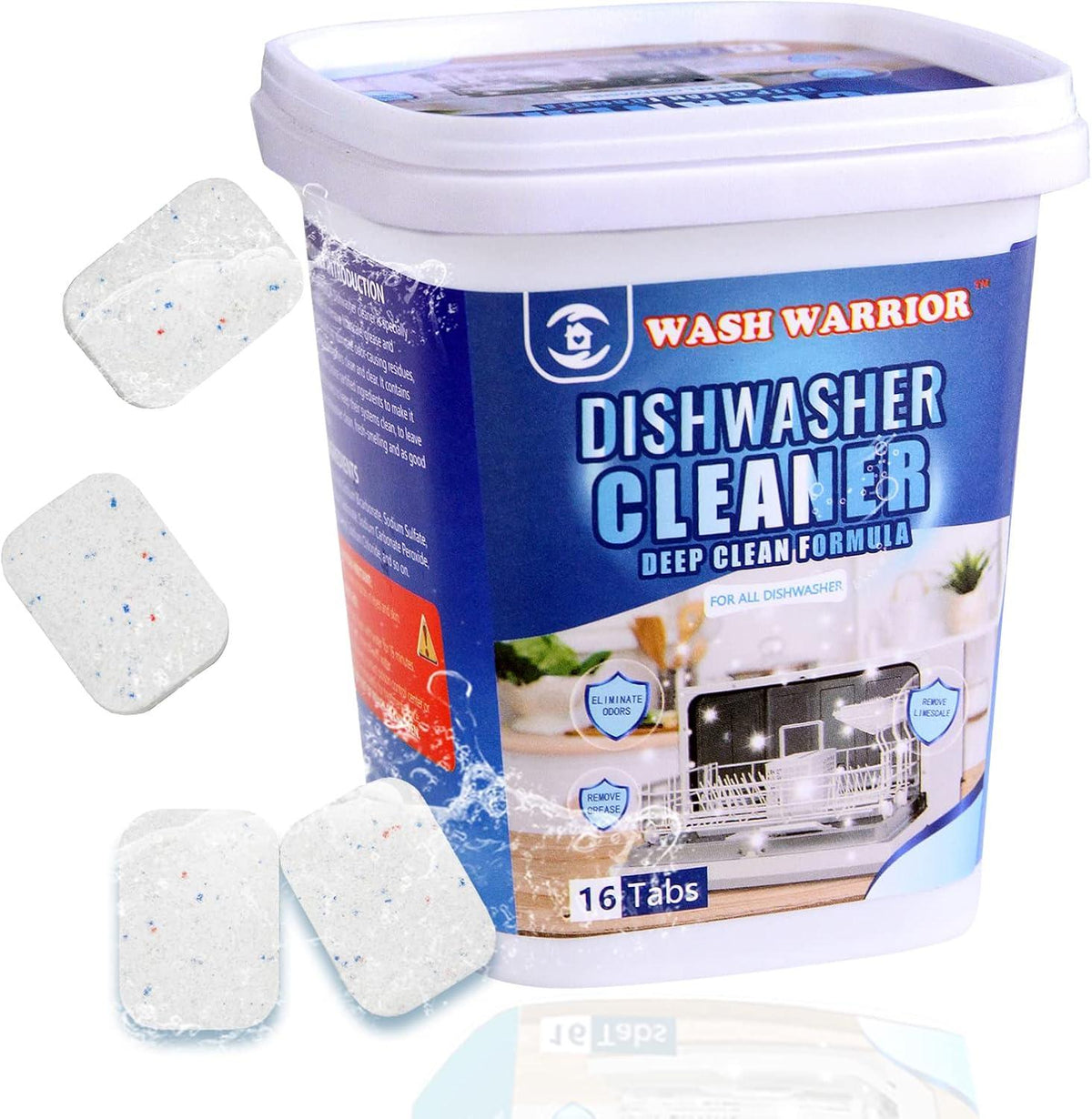 Dishwasher Cleaner Tablets – Grease & Limescale Remover