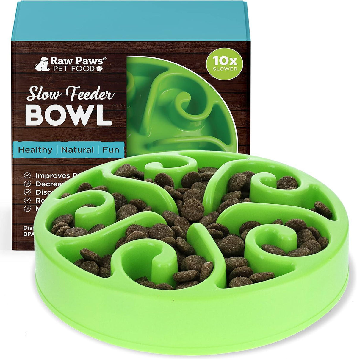 Pet Slow Feeder Bowl – Dog & Cat Feeding Bowl