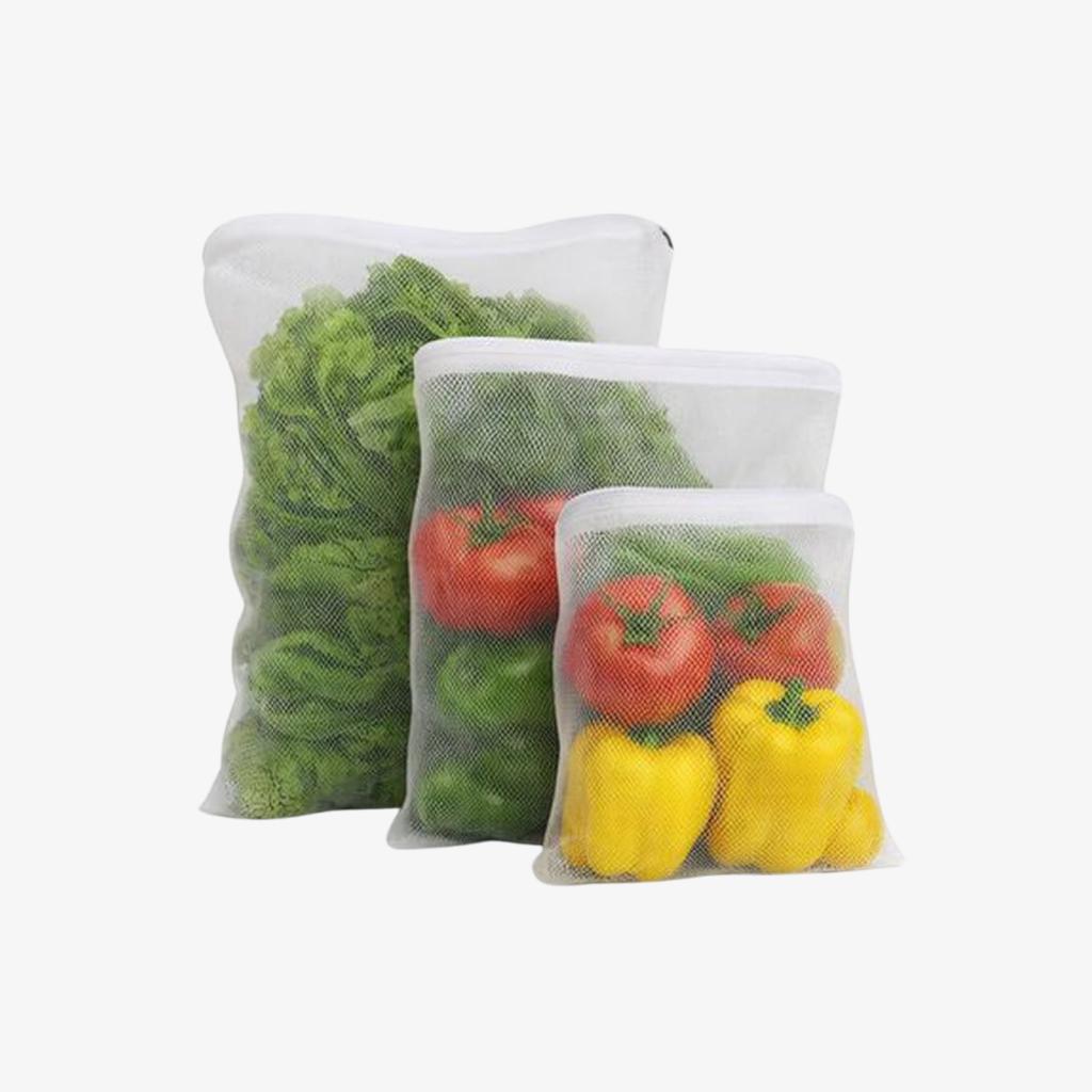 Reusable Vegetable Storage Bags – Fresh Produce Keeper