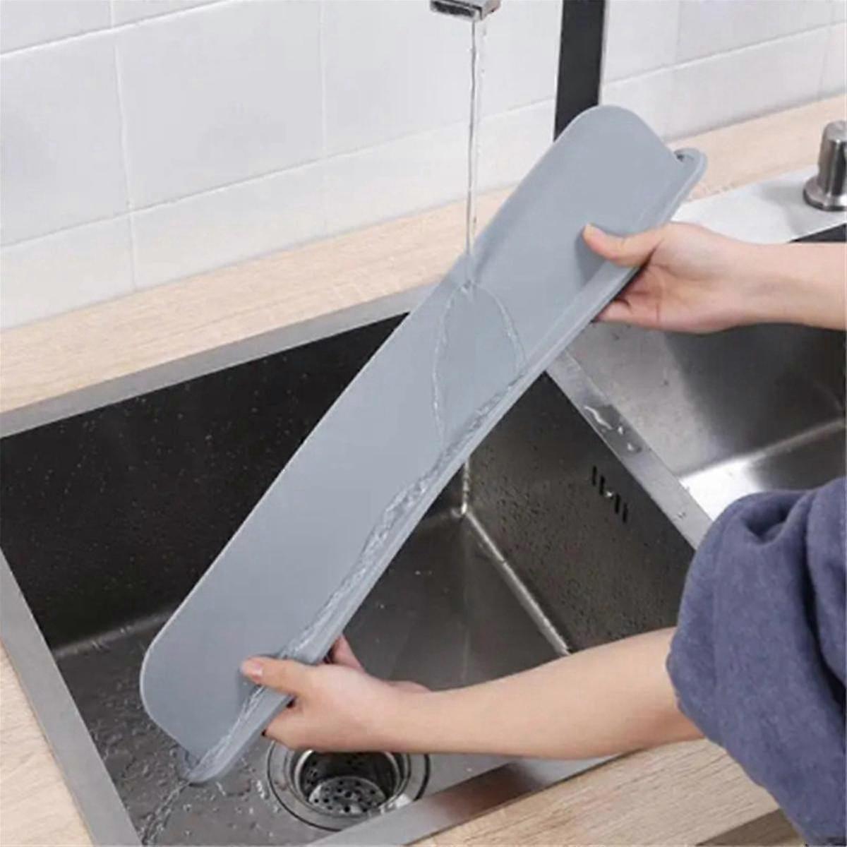 Silicone Sink Splash Guard – Waterproof Sink Protecto