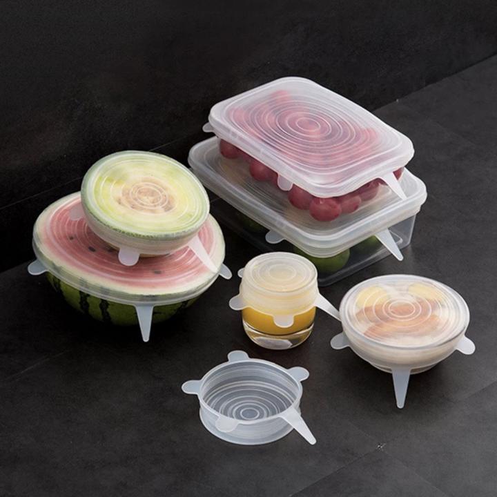 Reusable Silicone Stretch Lids – Food Storage Covers
