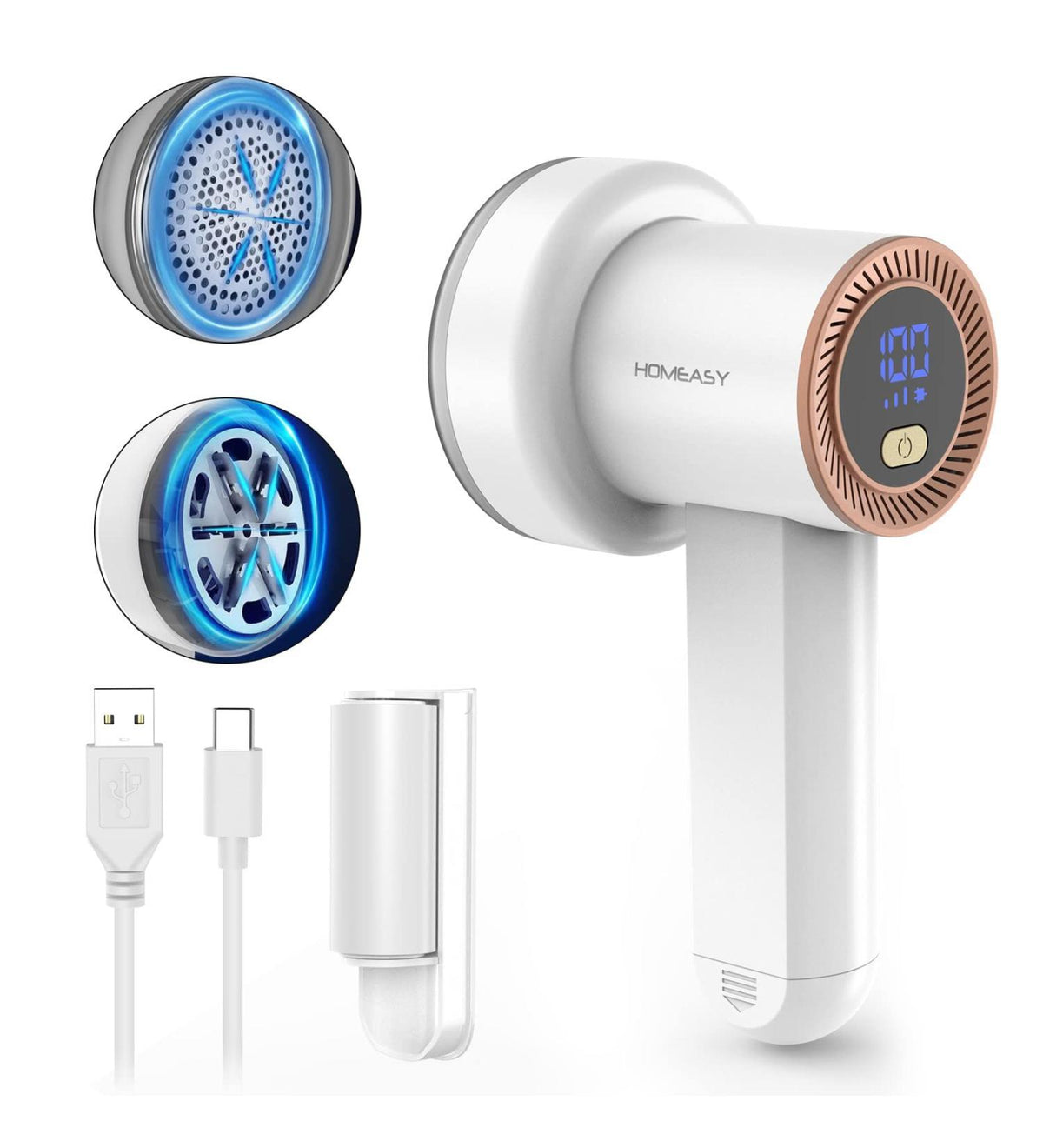 Rechargeable Fabric Shaver – Electric Lint & Fuzz Remover