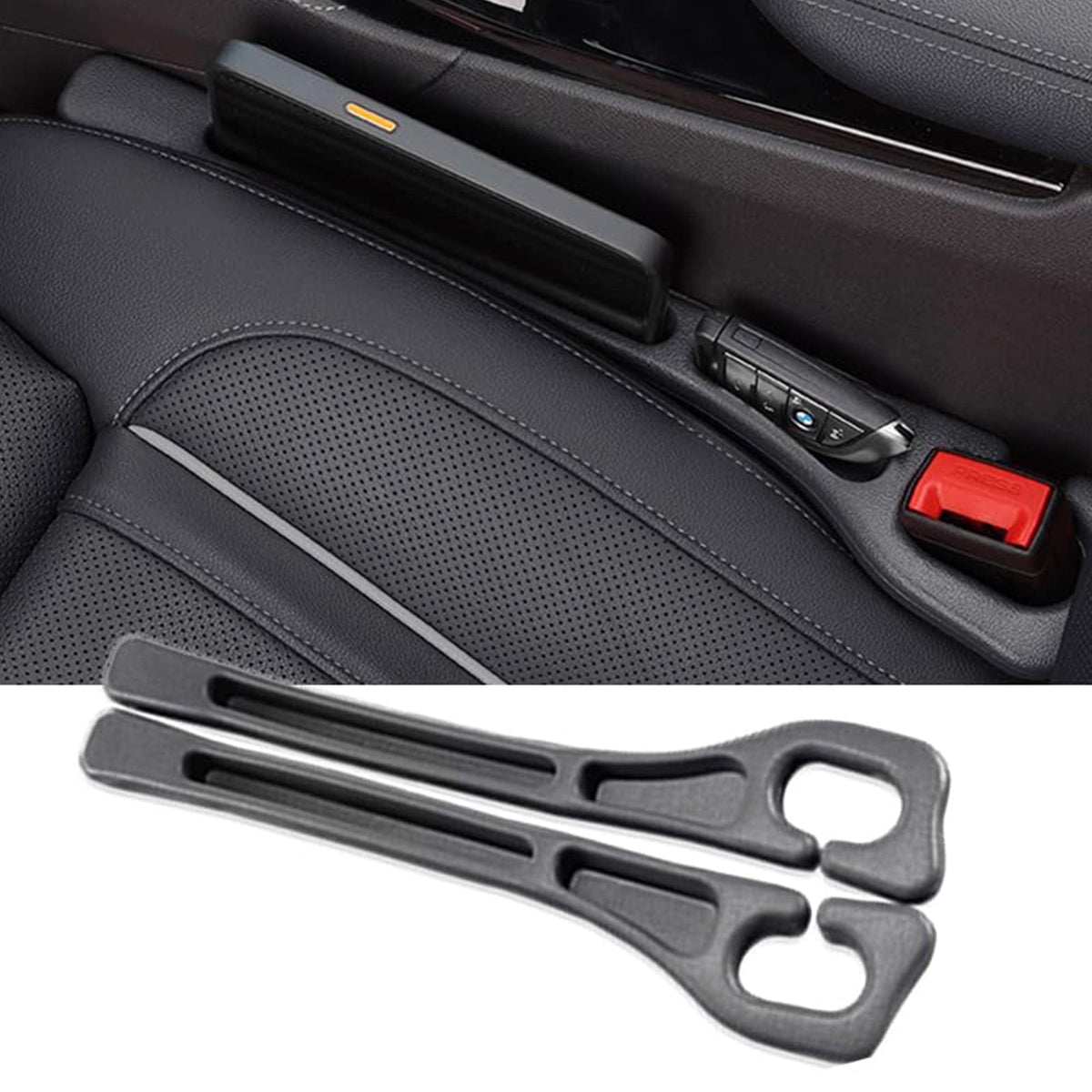 Car Seat Gap Filler – Universal Car Seat Crevice Organizer