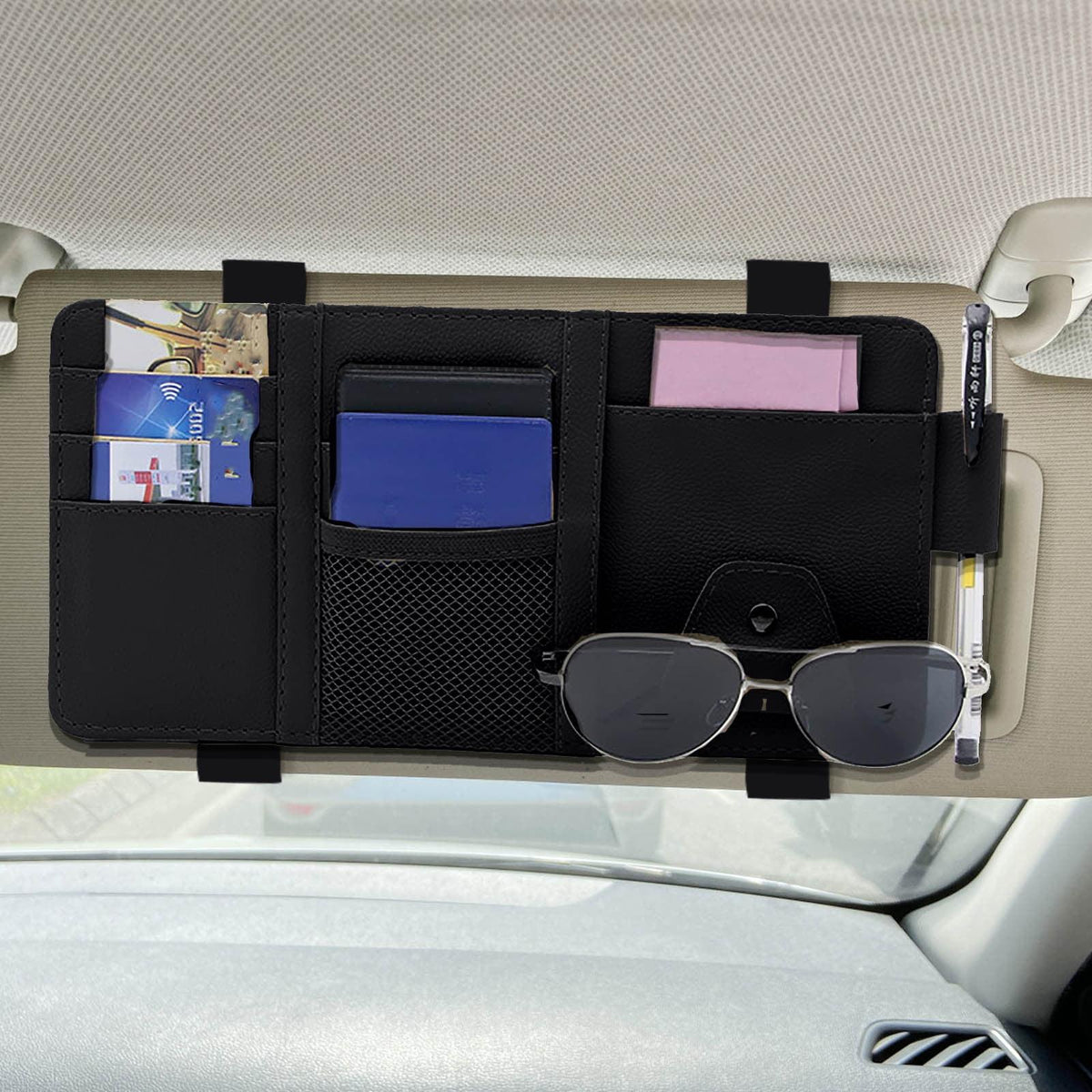Car Visor Organiser – Compact Vehicle Storage Holder