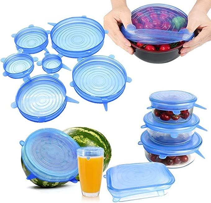 Reusable Silicone Stretch Lids – Food Storage Covers