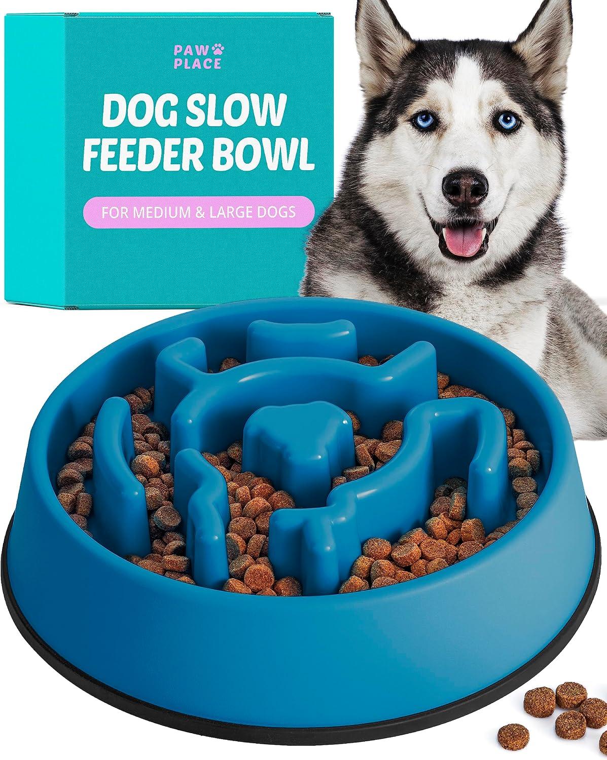 Pet Slow Feeder Bowl – Dog & Cat Feeding Bowl