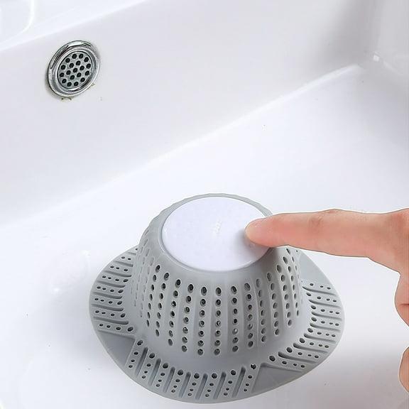 Sink Drain Hair Catcher – Silicone Drain Protector